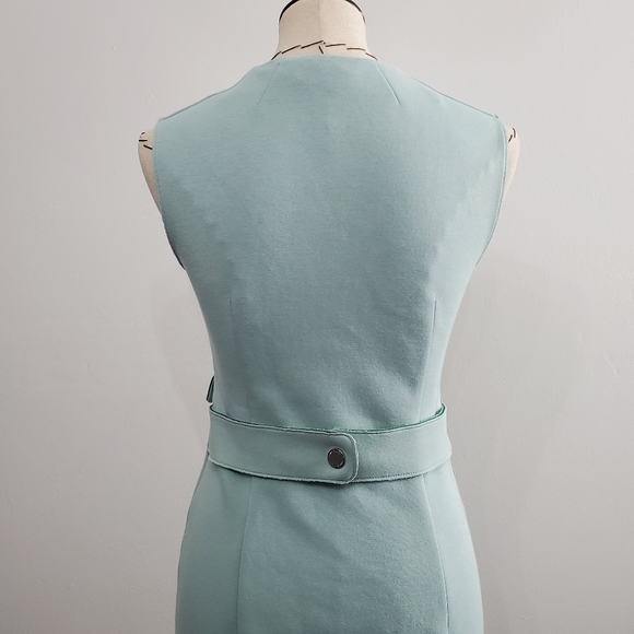 Tory Burch Pastel Blue Scuba Sheath Dress - Picture 6 of 14
